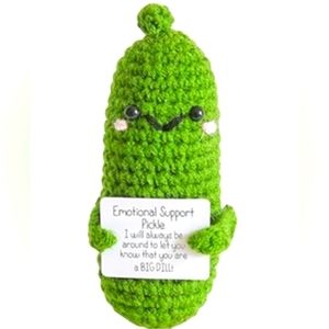 Positive Potato Pickle Positive sayings Crochet